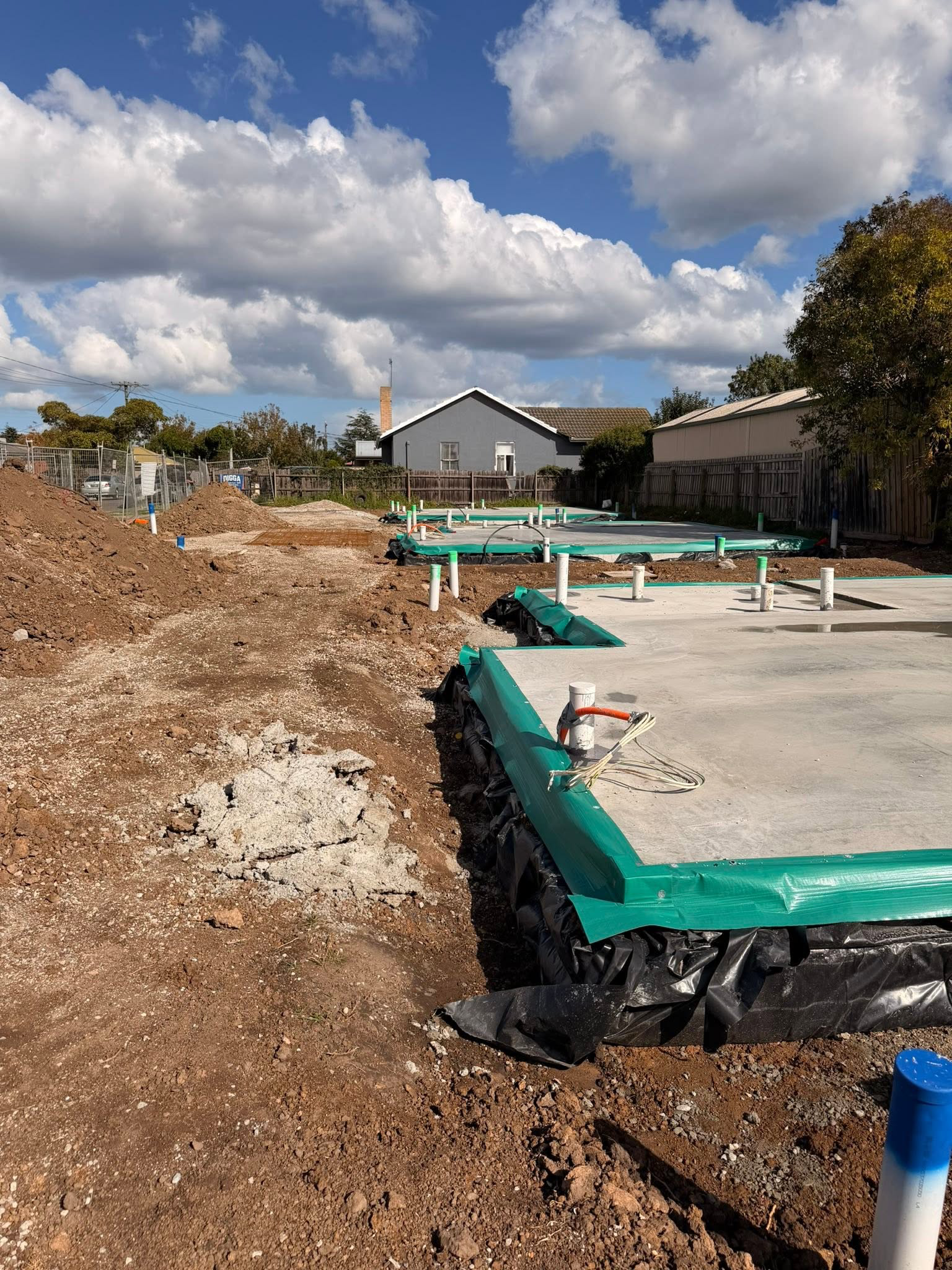 Government housing development site