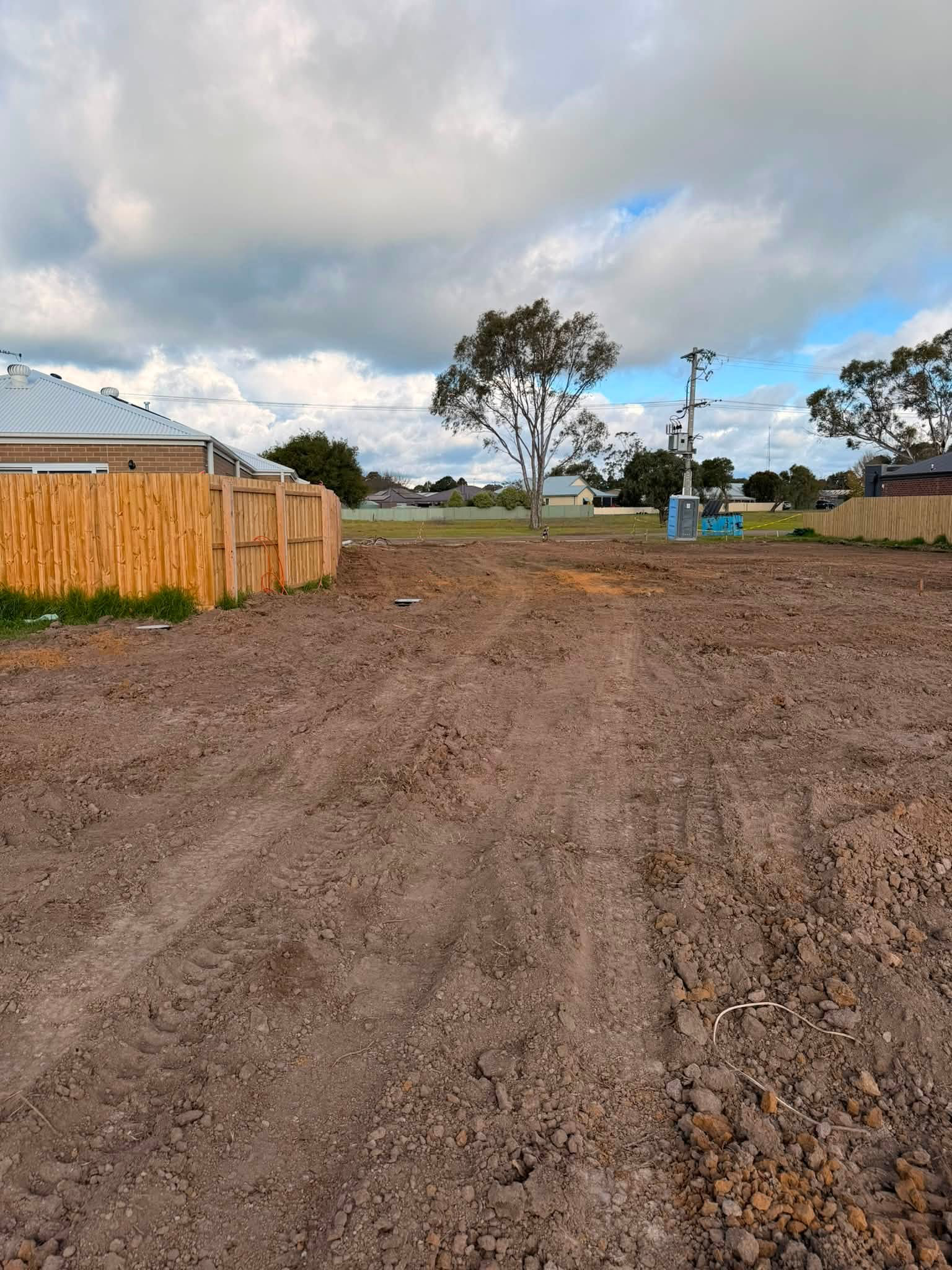 Residential development site preparation
