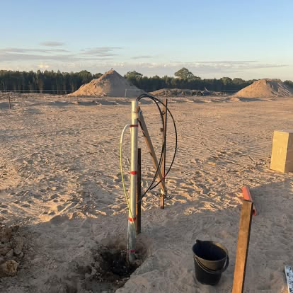 New build electrical service point