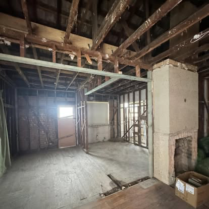 House renovation during electrical rewire